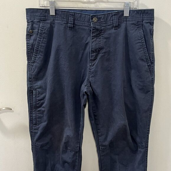 WeatherProof Made for Adventure Men's Utility Pants Blue 5 Pockets Size 34x32 - Picture 3 of 12